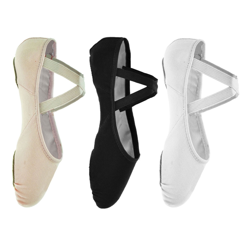 capezio hanami canvas split sole ballet slipper