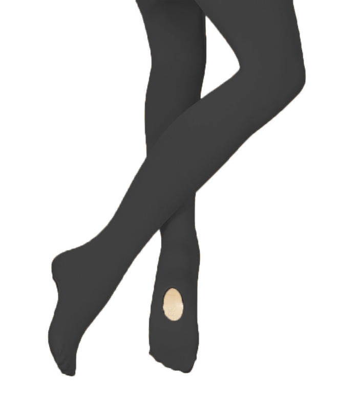 black convertible tights