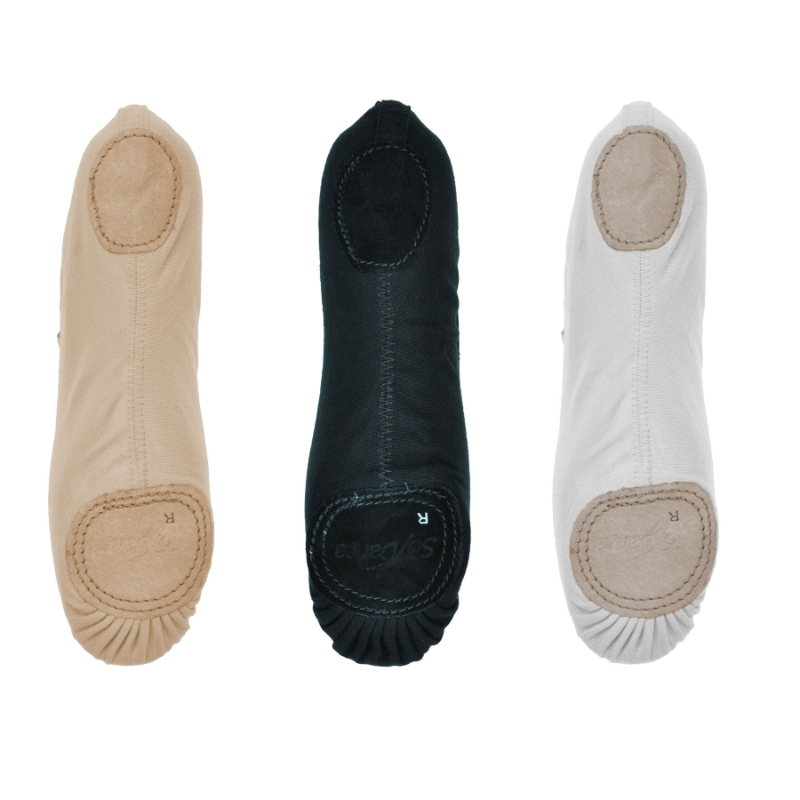 so danca stretch canvas split sole