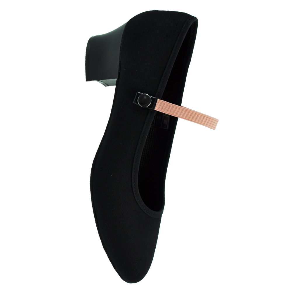 Starlite Syllabus Canvas Character Shoe Cuban Heel Starlite Syllabus Canvas Character Shoe Cuban Heel