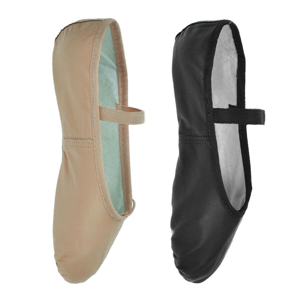 leather ballet shoes